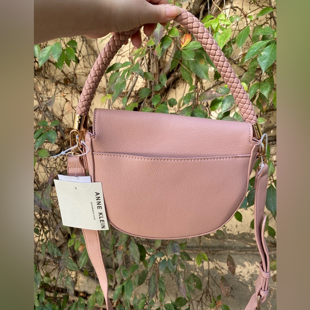 Anne Klein small cross body purse casual beige color - Picture 4 of 8